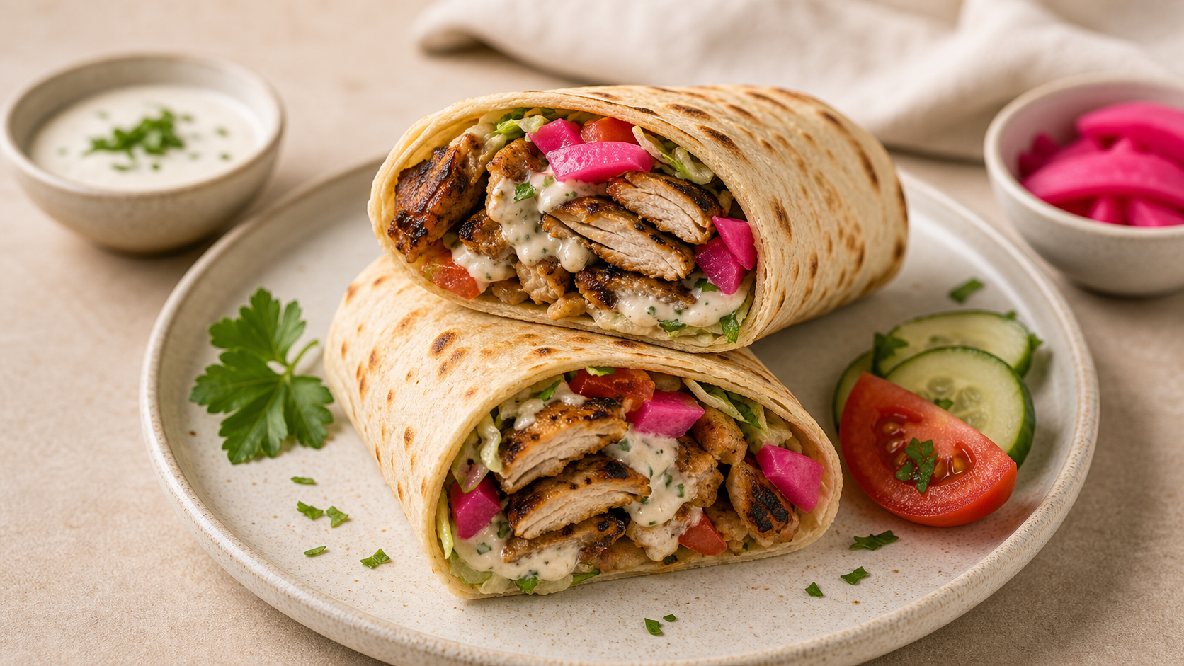 Chicken Shawarma Wrap